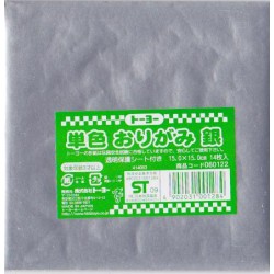 Papier do origami srebrny 14 szt.