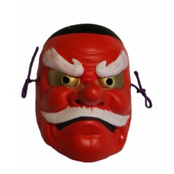 Maska ceramiczna - tengu średnia 9 cm