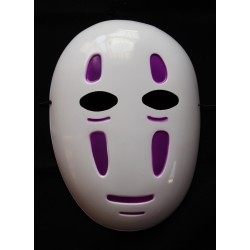 Maska plastikowa na cosplay - Kaonashi fioletowa