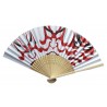 Wachlarz składany bambusowy Kabuki kumadori