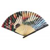 Wachlarz składany bambusowy kabuki Fuji