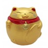 Ceramiczna figurka kotek maneki neko złoty