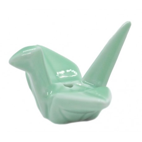 Podstawka na kadzidełko - żuraw zielony