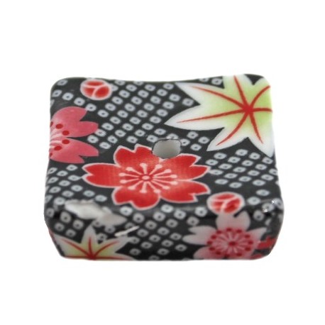 Podstawka na kadzidełko - czarna kwiat wiśni