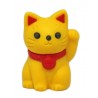 Gumka do mazania - kotek maneki neko żółty