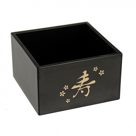 Masu - czarka do sake akryl czarna