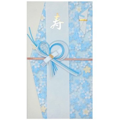 Japońska kartka okolicznościowa (błękitna)