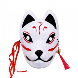 Maska plastikowa na cosplay - japoński lis Inari