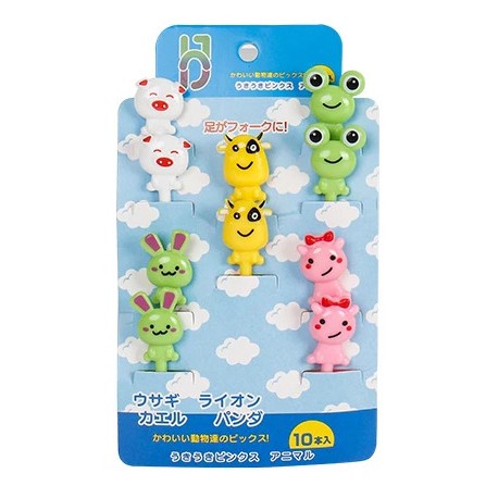 Akcesoria do bento - ozdobne wykałaczki - zwierzęta