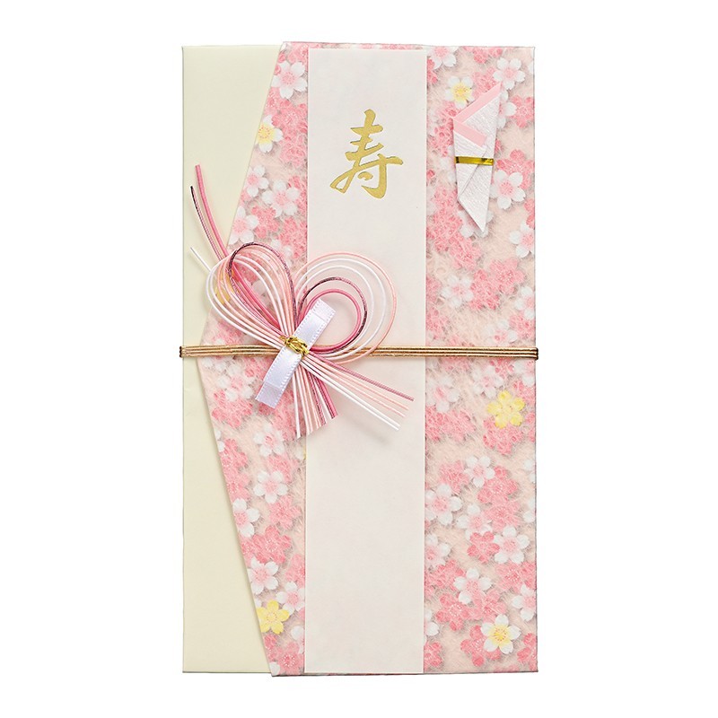 Japońska kartka okolicznościowa (różowa)