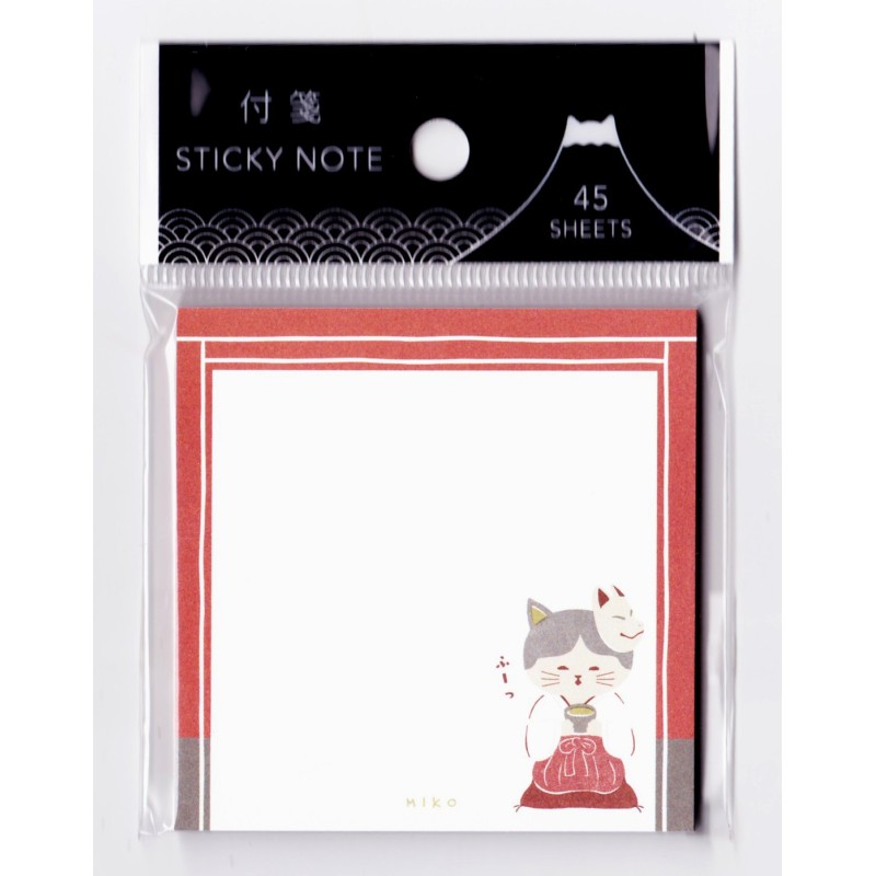 Karteczki samoprzylepne memo kot-kapłanka miko 45 szt.