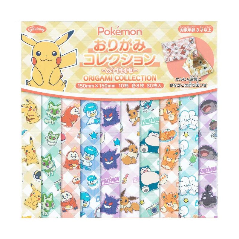 Papier do origami Pokemon licencjonowany 30 szt.