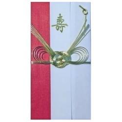 Japońska kartka okolicznościowa (biało-czerwona)