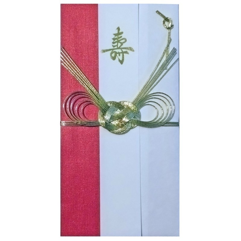 Japońska kartka okolicznościowa (biało-czerwona)