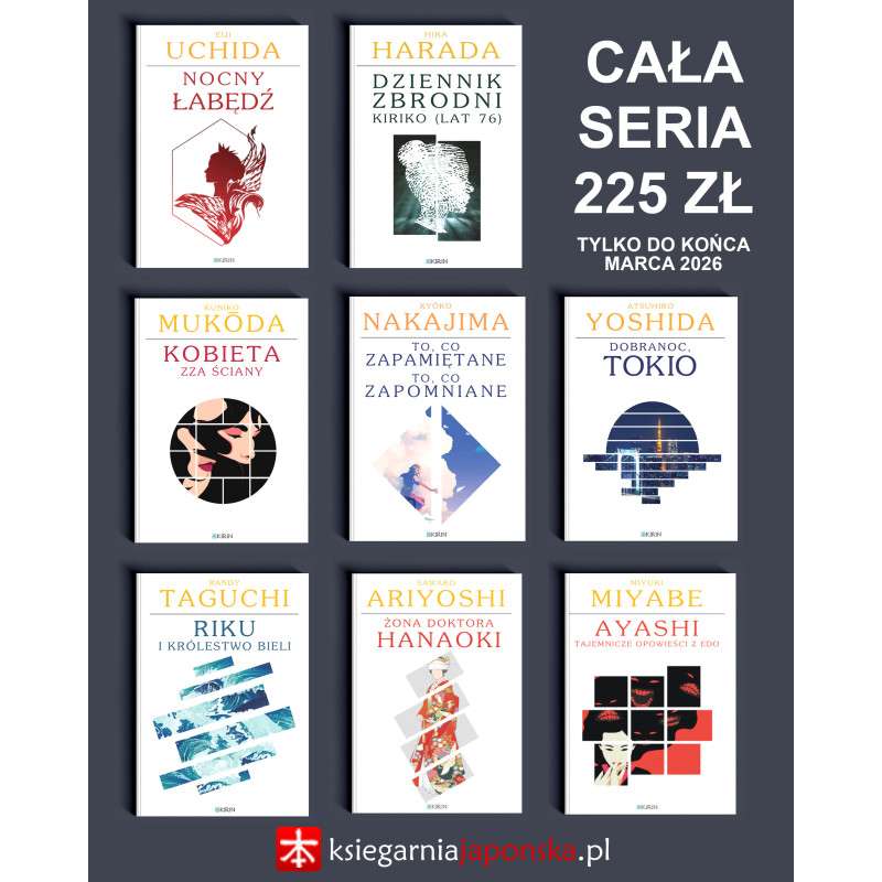 Pakiet 8 tomów serii Japońska Literatura Współczesna